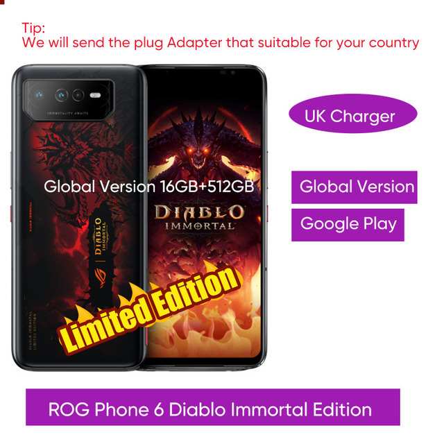 ASUS ROG Phone 6 Diablo Immortal Limited Edition Gaming Aliexpress Coupon Promo Code