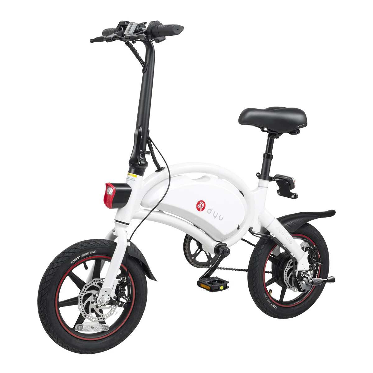 DYU D3+ Folding Moped Electric Bike Banggood Coupon Promo Code (CZ Warehouse)