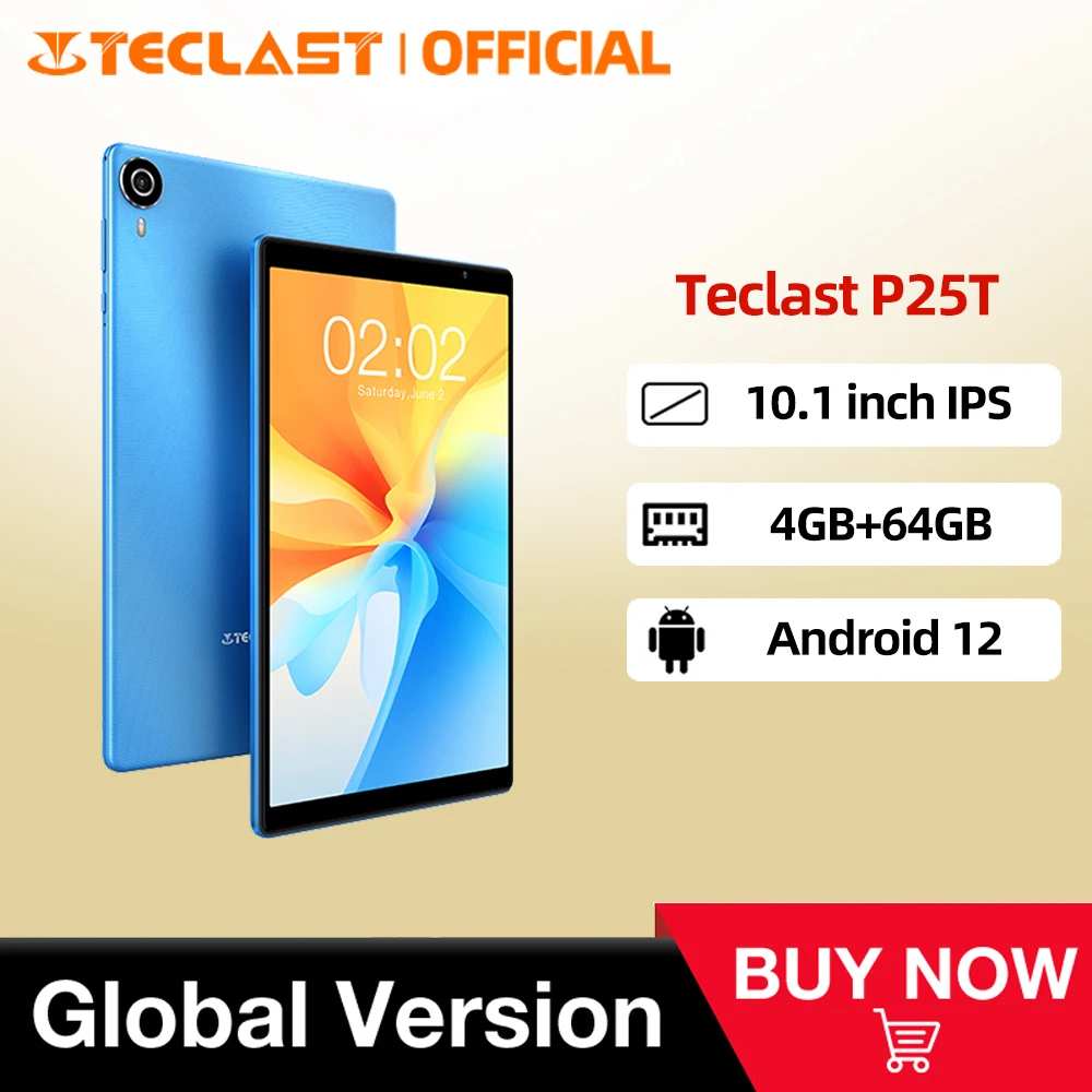Teclast P25T Android 12 Tablet 3GB RAM 64GB ROM Aliexpress Coupon Promo Code