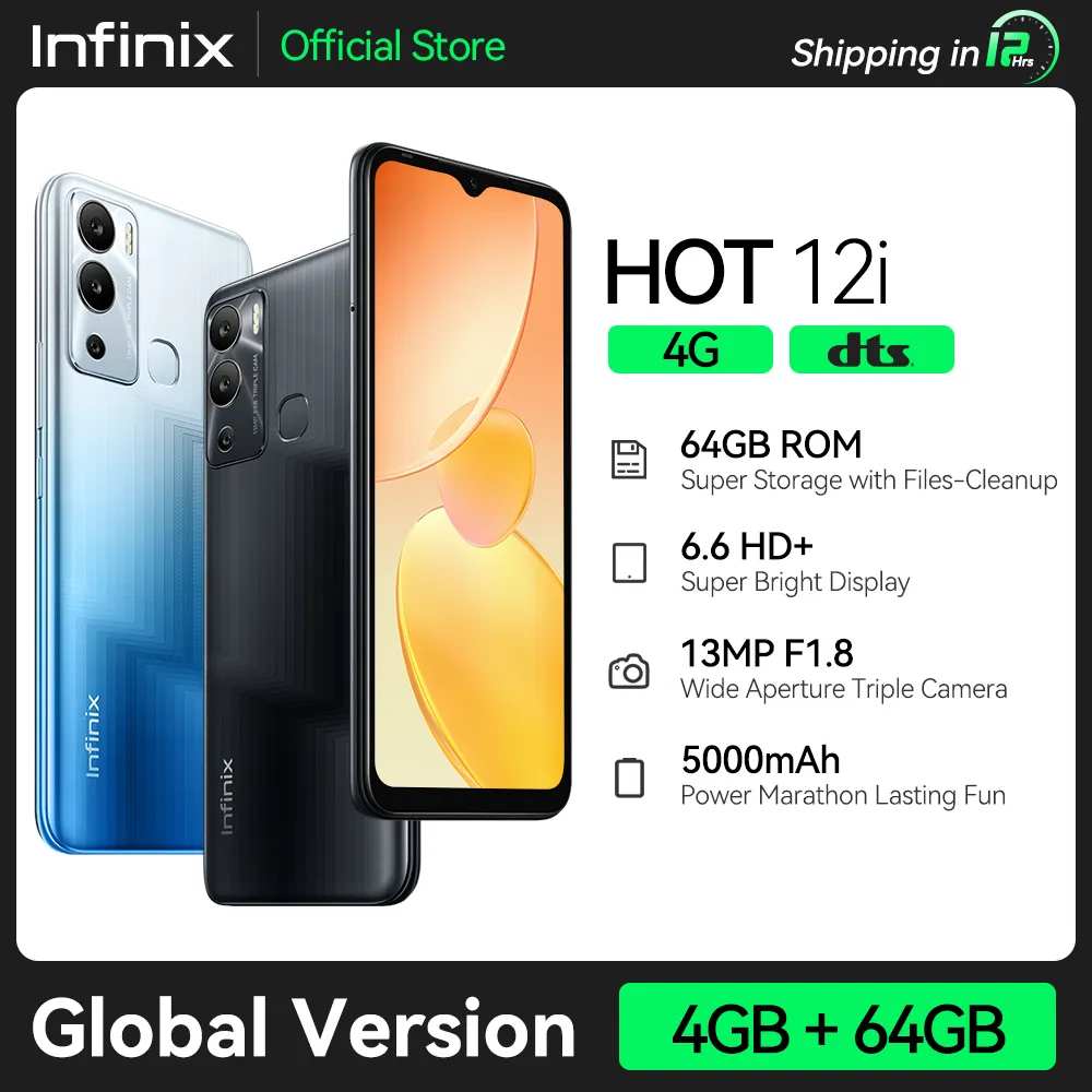 infinix HOT 12i smartphone  Aliexpress Coupon Promo Code