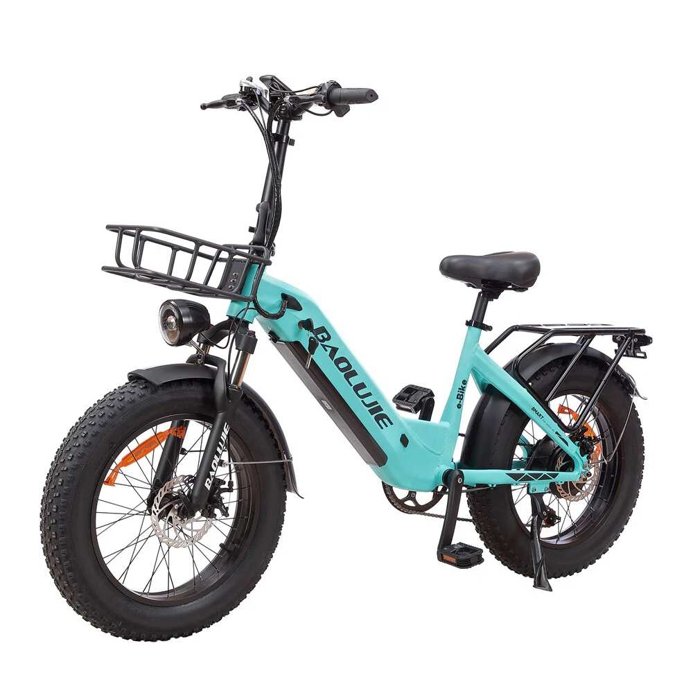 BAOLUJIE D3 48V  Eelctric Moped Bicycle Banggood Coupon Promo Code (CZ Warehouse)