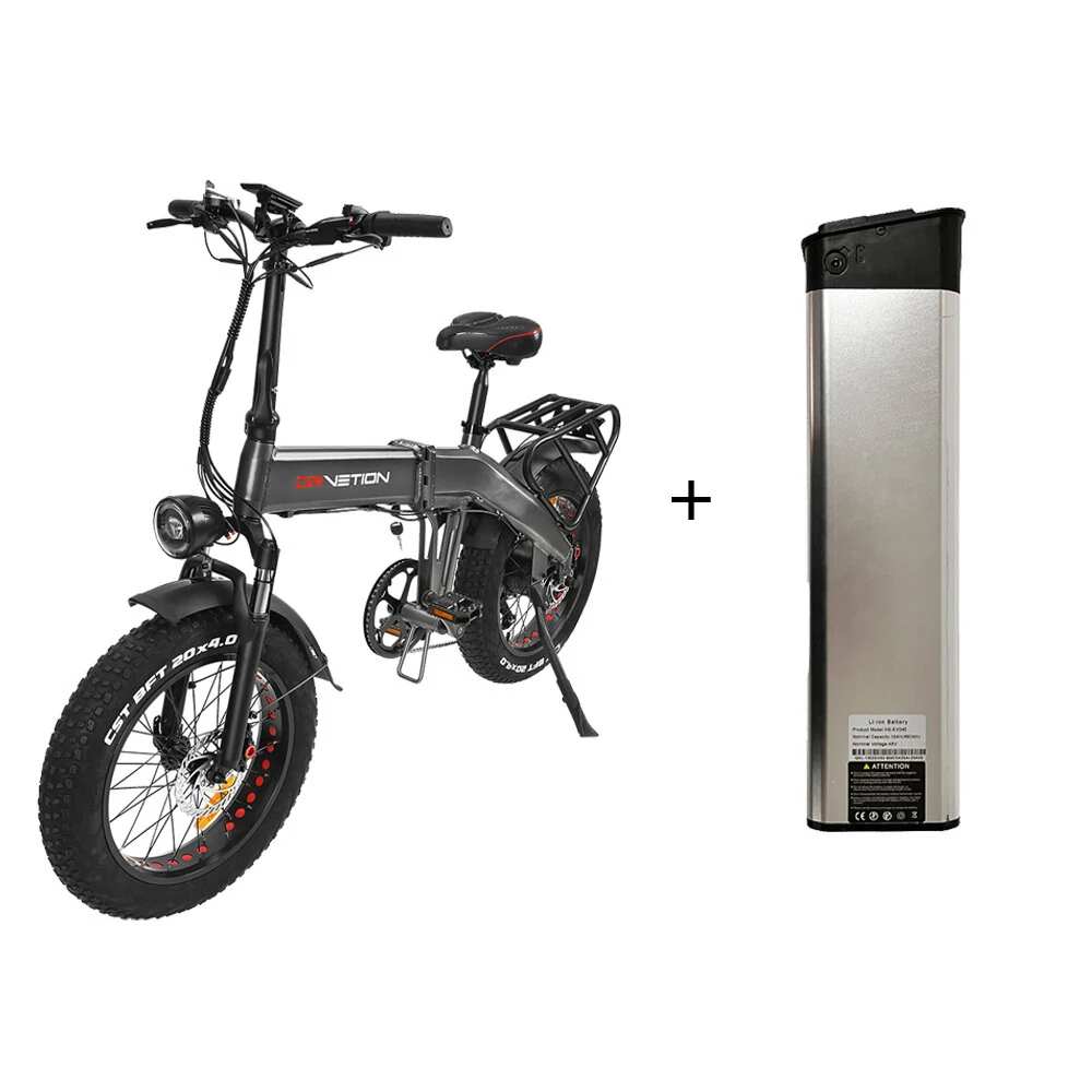 DRVETION BT20 Folding Electric Bicycle + DRVETION Banggood Coupon Promo Code (CZ Warehouse)