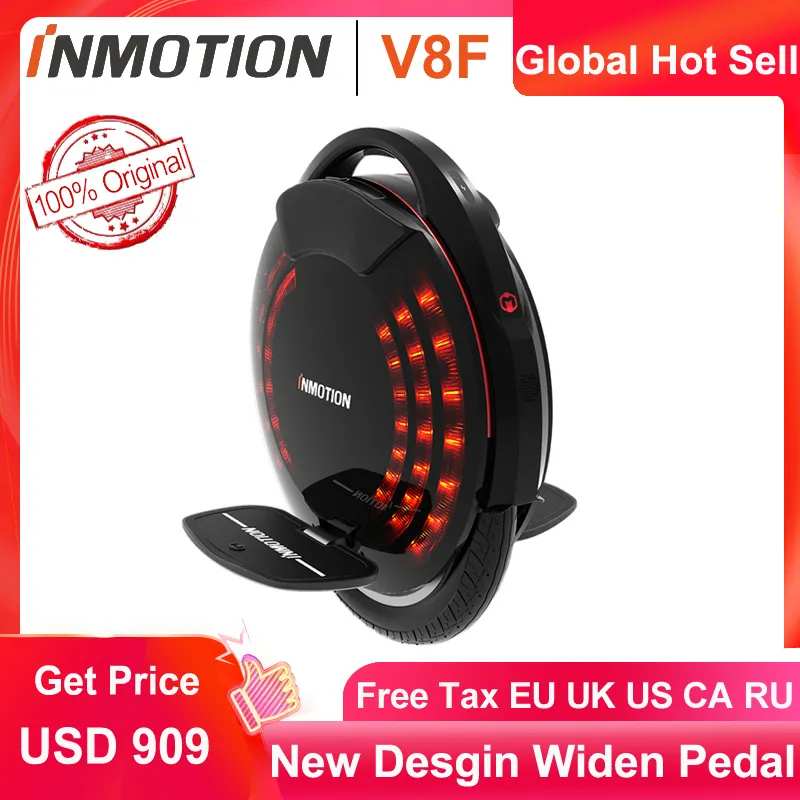 INMOTION V8F unicycle widen pedal built in legpads one wheel eletric balance wheel DHgate Coupon Promo Code
