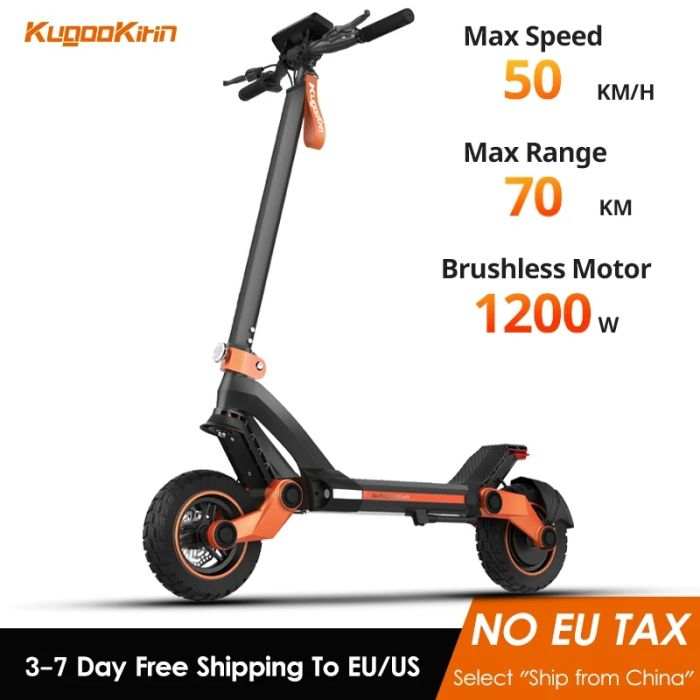 Kugookirin G3 Electric Scooter Adult 1200W Motor Powerful Gshopper Coupon Promo Code(PL Warehouse)