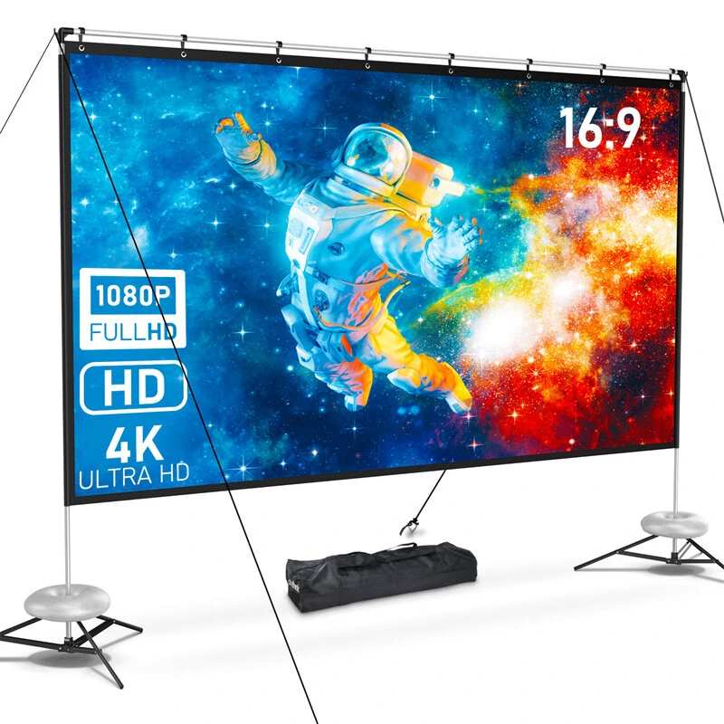 Pixthink 120 inch Projector Screen with Stand Banggood Coupon Promo Code (CZ Warehouse