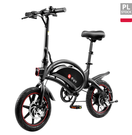 DYU D3F with Pedal Folding Moped Electric Bike Geekbuying Coupon Promo Code (PL warehouse)