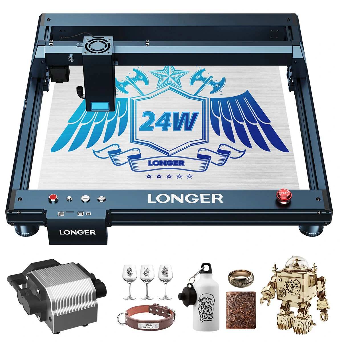 Longer B1 20W Laser Engraver Cutter Banggood Coupon Promo Code (CZ,USA Warehouse)