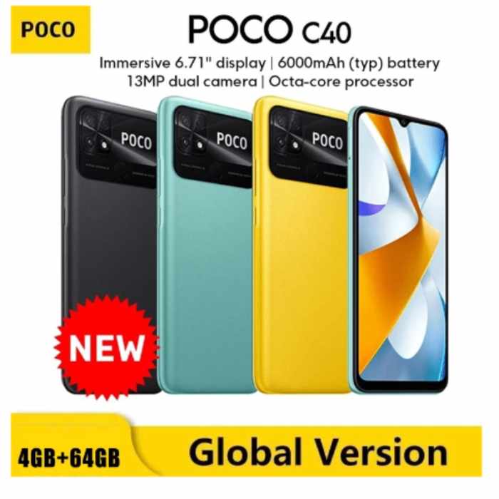 POCO C40 Global version 4+64G Gshopper Coupon Promo Code